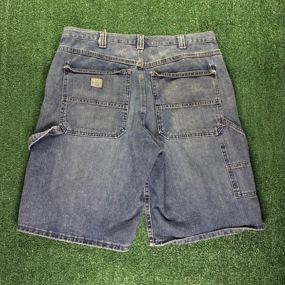 Y2K Lee Dungarees Denim Carpenter Shorts